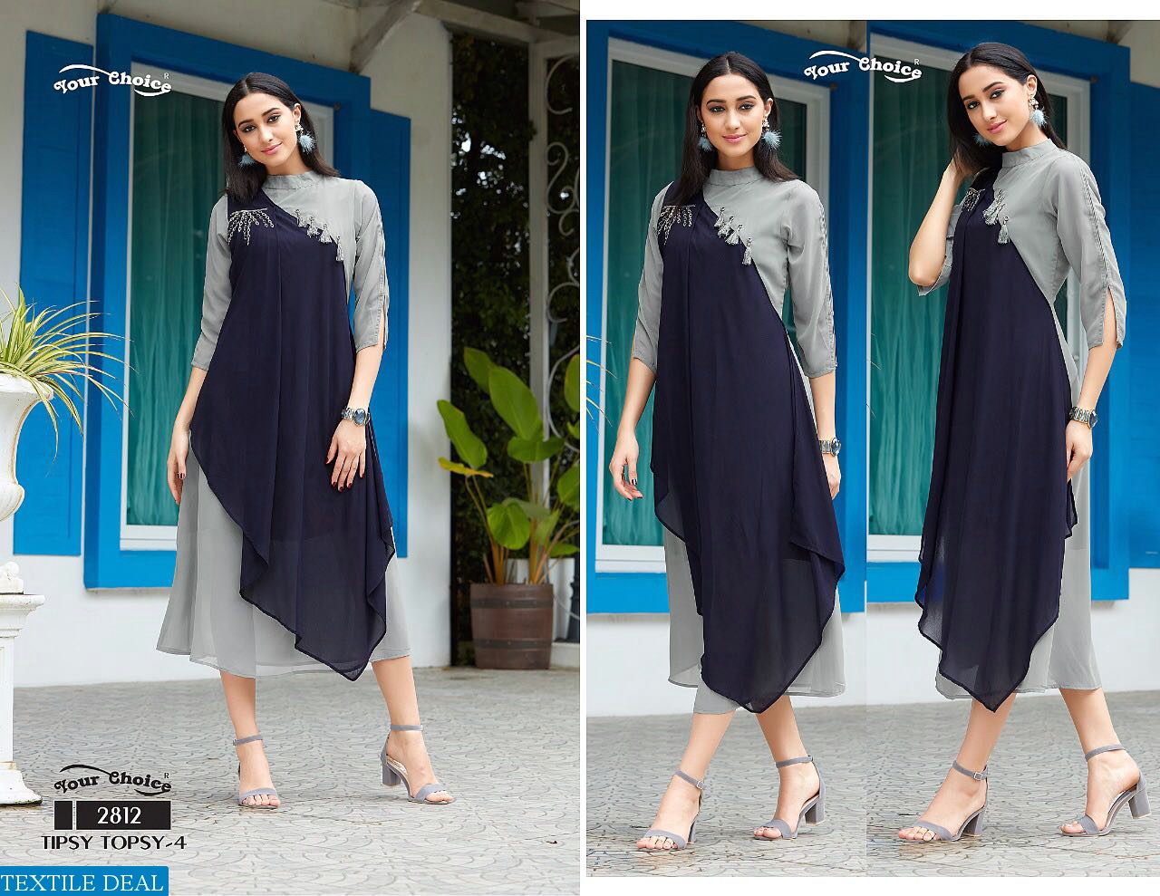your choice Tipsy topsy vol-4 Wholesale Western Ready made Kurtis